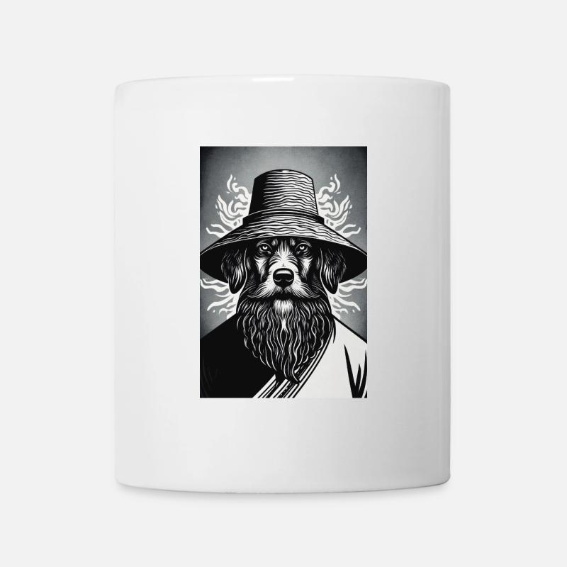 Le chien vigilant - Mug blanc - blanc