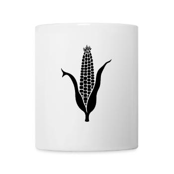 Corn on the cob – Vegetable design Drawing - Mug - white - Front
