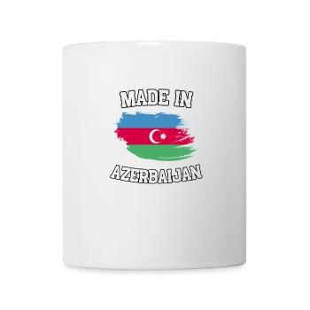 Made in Azerbaijan - Tasse - Weiß - Vorne