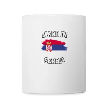 Fabriqué en Serbie - Mug blanc - blanc - Devant