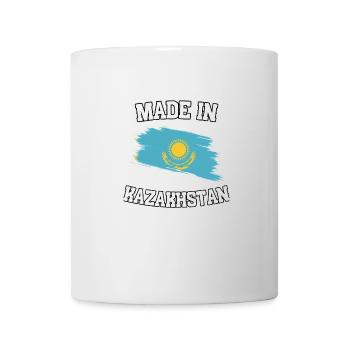 Made in Kasazkhstan - Tasse - Weiß - Vorne