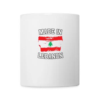 Fabriqué au Liban - Mug blanc - blanc - Devant