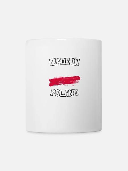 Made in Poland - Tasse - Weiß