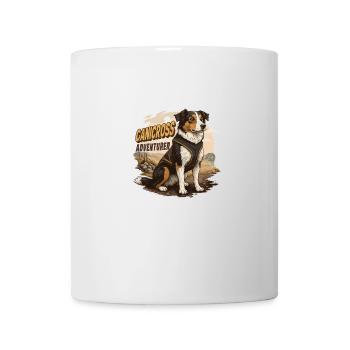 Canicross Adventurer Shirt - Tasse - Weiß - Vorne