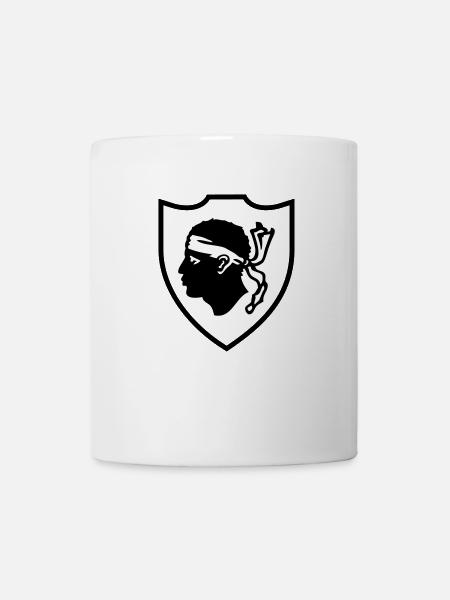Ecusson Corse - Mug blanc - blanc
