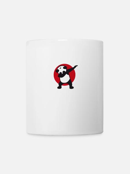 panda dab dabbing touchdown just dab it football r - Tasse - Weiß
