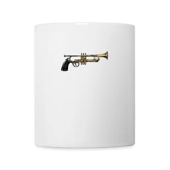 Revolver Trumpet T-Shirt - Trumpet Player Shirt - Mug - white - Front