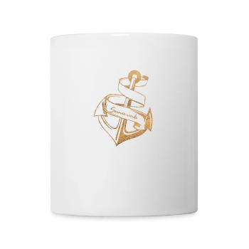SWINEMÜNDE | ANKER UND STRAND - Tasse - Weiß - Vorne
