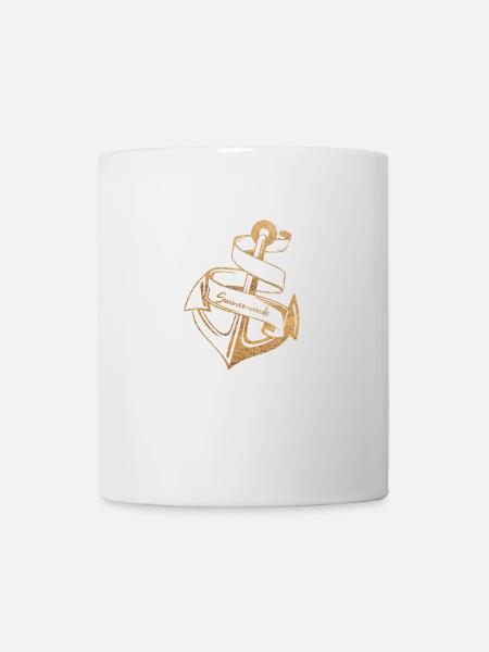 STYLE PORCIN | ANCRAGE ET PLAGE - Mug blanc - blanc