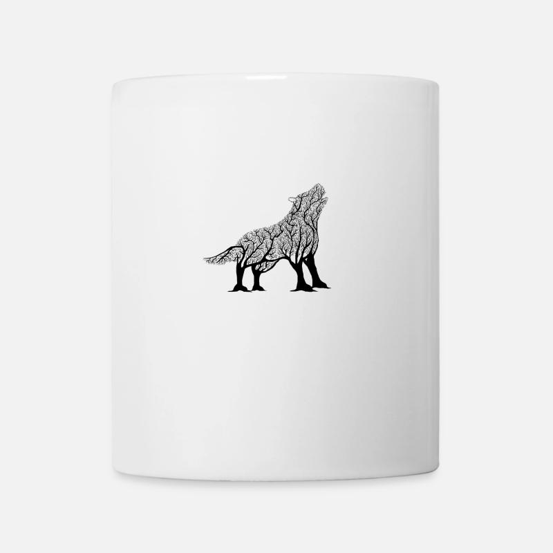 wolf - Mug - white