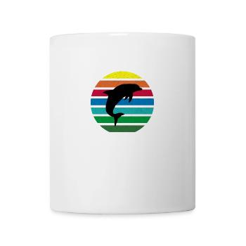 Delfin - Tasse - Weiß - Vorne