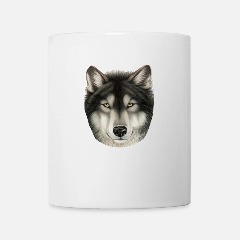 Wolf - Tasse - Weiß
