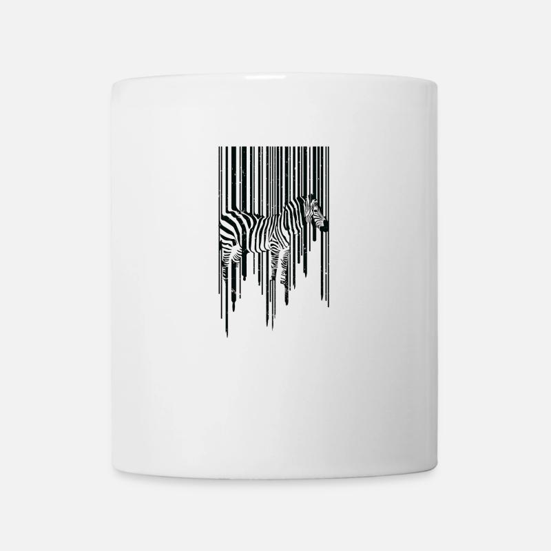 Animal Zebra Scancode Planet Hypnosis 3D - Mug - white