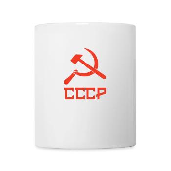 udssr Soviet hammer and sickle, Hammer und Sichel - Tasse - Weiß - Vorne