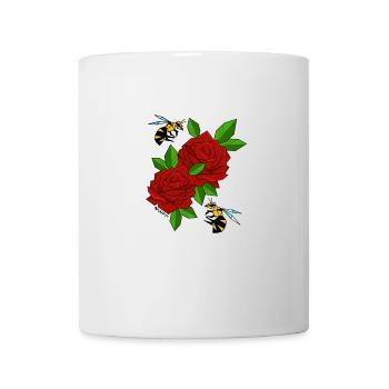 ROSE BEE - Mug blanc - blanc - Devant