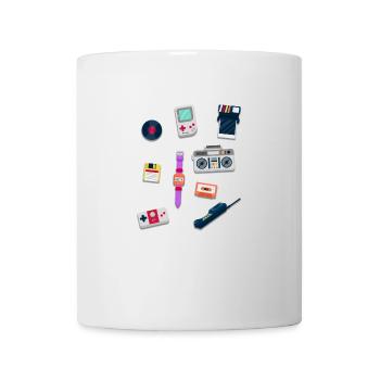Objects from the 80s - Retro Design - Mug - white - Front