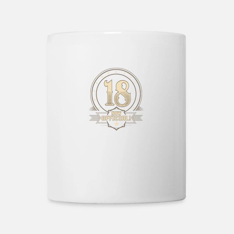 18 - 2020 - Geschenk - 2002 18 Geburtstag - Tasse - Weiß