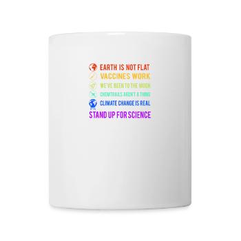 Défendez la science - Mug blanc - blanc - Devant