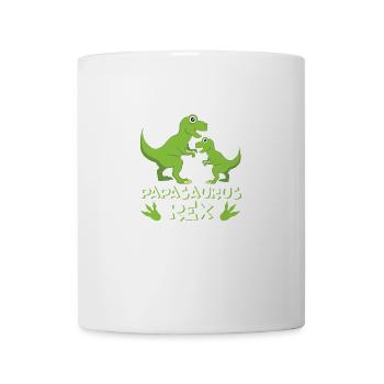 Papasaurus T-Rex - Tasse - Weiß - Vorne