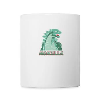 Momzilla Mère de cadeaux d'anniversaire de monstres pour maman - Mug blanc - blanc - Devant