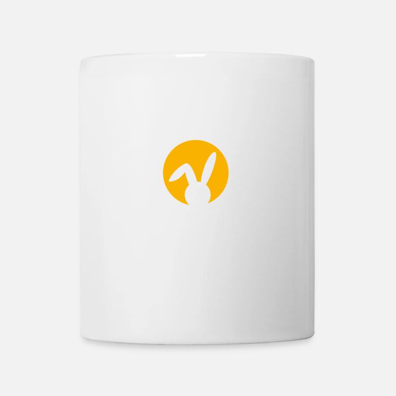 Schlichtes Knickohr Design perfektes Ostergeschenk - Tasse - Weiß