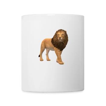 3D lion - Mug - white - Front