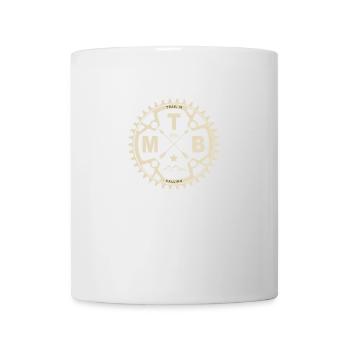 MTB badge - Mug - white - Front
