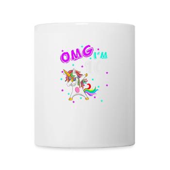 10 Jahre Mädchen Einhorn Unicorn Geburtstags Idee - Tasse - Weiß - Vorne