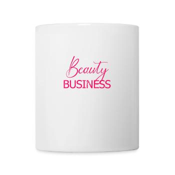 La beauté est mon entreprise Maquilleur Styliste - Mug blanc - blanc - Devant