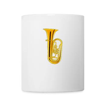 Instrument de musique TUBA - Mug blanc - blanc - Devant