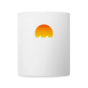 Sonnenuntergang am Meer - Tasse - Weiß - Vorne