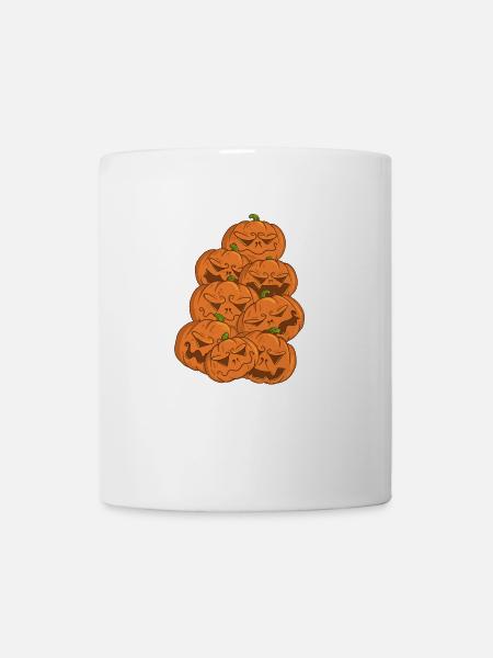 Kürbislaterne - Tasse - Weiß
