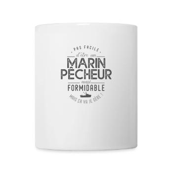 profession MARIN PECHEUR formidable cadeau - Mug blanc - blanc - Devant