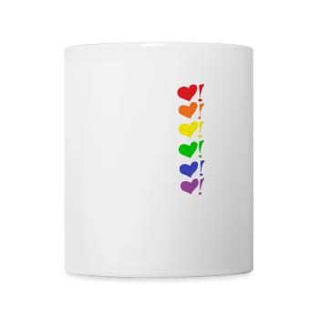 T-shirt L'amour est l'amour - Mug blanc - blanc - Devant