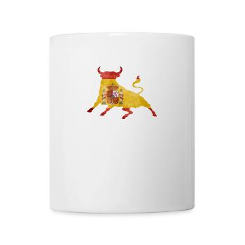 Stolz Spanien Nationalflagge und bevölkerungsreicher Landspaß - Tasse - Weiß - Vorne