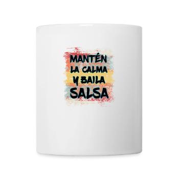 Dance Salsa - Salsa Tanz Geschenk - Tasse - Weiß - Vorne