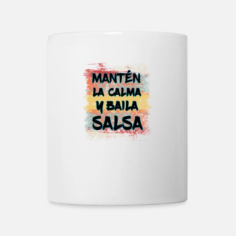 Dance Salsa - Salsa Tanz Geschenk - Tasse - Weiß
