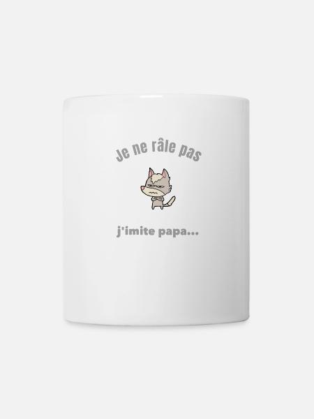 Papa râleur grincheux humour - Mug blanc - blanc