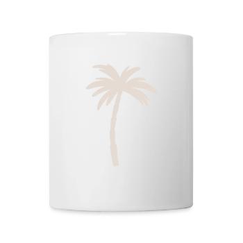 Palme - Tasse - Weiß - Vorne