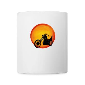 Chopper Sun, Rocker, Biker - Mug blanc - blanc - Devant