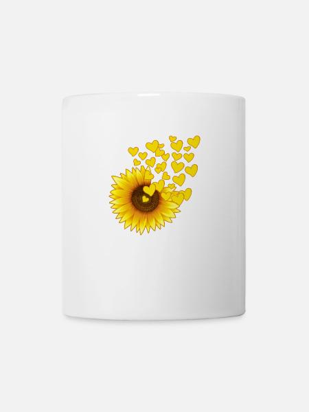 jardinier tournesol allotissement jardin fleur enfant - Mug blanc - blanc