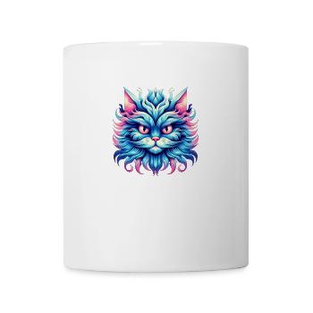 Psychedelic Cat Perso - Mug - white - Front