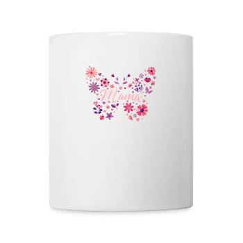 Mama Schmetterling / Muttertag - Tasse - Weiß - Vorne