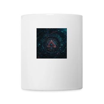Triangle abstrait - Mug blanc - blanc - Devant