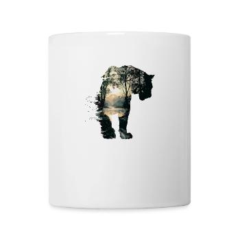 Jungle de tigres sauvages - Mug blanc - blanc - Devant