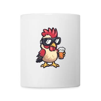 Hahn Apres Ski Bier - Tasse - Weiß - Vorne