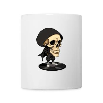 Totenkopf Rapper - Tasse - Weiß - Vorne