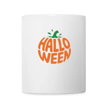 Pumpkin - Cool Vegetable Halloween Logo - Mug - white - Front