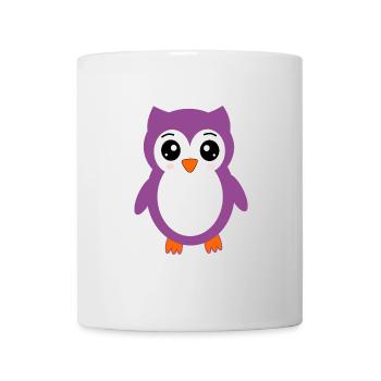 süßes kawaii Eulen T-shirt Geschenk Weihnachten - Tasse - Weiß - Vorne