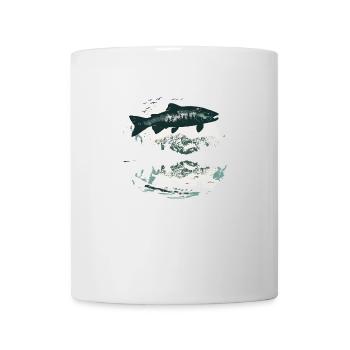 Fische Korallen Meer Ozean Meeresleben Tiere - Tasse - Weiß - Vorne